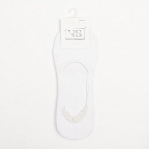 Носки-подследники женские , цвет белый, размер 36-39