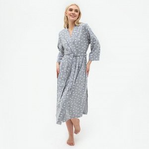 Халат женский KAFTAN "Облака", серый.