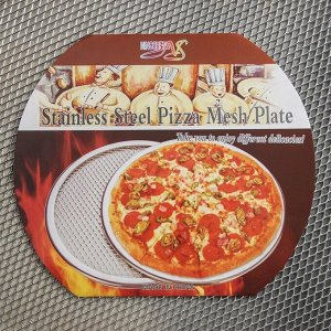 Форма для выпечки пиццы, d=30 см, цвет серебряный