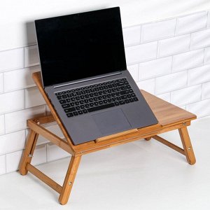 Дарим красиво Столик для ноутбука складной, 22х50 см, дерево