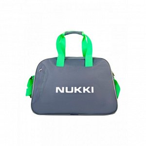Дорожная сумка NUK21-35128 серый, салатовый