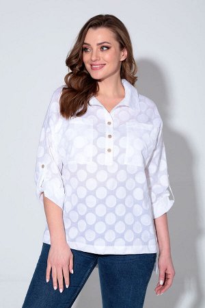 Блуза Liona Style 830белый