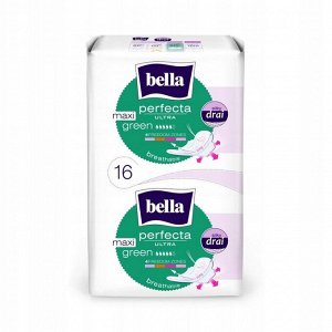 Прокладки женские BELLA Perfecta Ultra Maxi Green16 шт