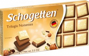 Шоколад Schogetten - Трилогия Шоколад 100 гр
