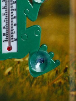Пластиковый термометр оконный "Лягушка"