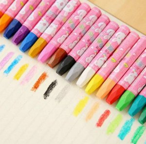 Восковые карандаши "Пастель масляная", 12 цветов