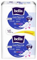 Прокладки женские BELLA Perfecta Ultra Maxi blue 16 шт