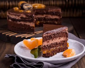Торт Шоколадный апельсин Мирэль Хлебпром 850г (6)