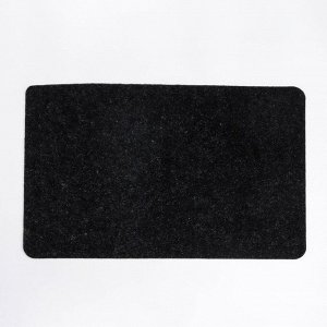 Коврик придверный влаговпитывающий «Лофт», 60x90 см, цвет чёрный