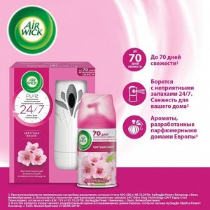 Освежитель воздуха Airwick Pure Freshmatic «Цветущая вишня», автоматический, 250 мл