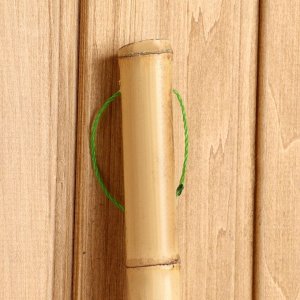 СИМА-ЛЕНД Веник рисовый с бамбуковой ручкой, 23х60 см