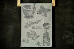 &quot;Spany&quot; Полотенце кухонное &quot;Herbs&quot; 40х60см,цв.белый ПГ-11505