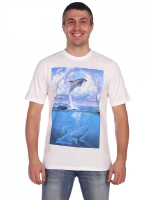 МТ0438-1 Футболка мужская Дельфин кулирка