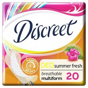 Ежедневные пpokлaдku Discreet Deo Summer Fresh Multiform, 20 шт.