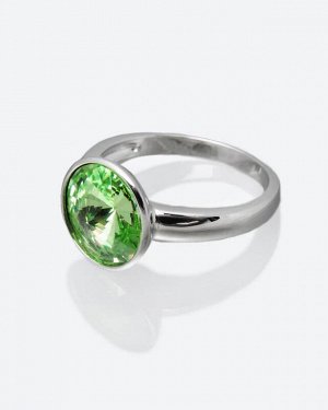 Glamstory. Кольцо с кристаллом зеленого цвета