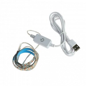 Фитолента светодиодная , 5 В, SMD5050, 0.5 м, IP65, 3.5 Вт, 60 LED/м, дим., USB