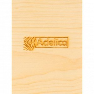 Менажница авторская Adelica «Лист», 35х20х2,2 см, цельный массив кедра