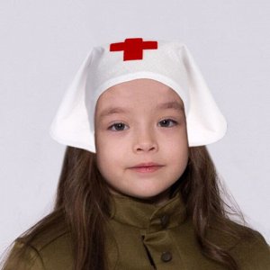 Косынка медсестры, цвет белый