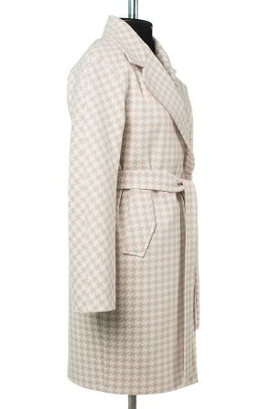01-11025 Пальто женское демисезонное (пояс)