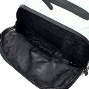 Рюкзак молодежный Grizzly, эргономичная спинка, 45 х 32 х 23 см, чёрный/серый