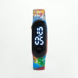Часы наручные электронные детские "Разноцветные"
