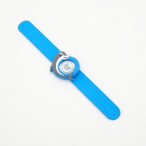 Часы наручные детские "Кит", синие
