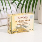 Мыло травяное Patanjali на основе фуллеровой глины, мултани матти, 75 г