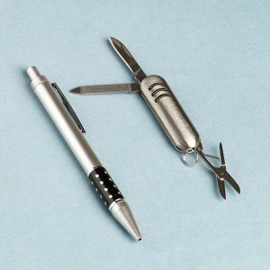 Набор подарочный 2в1 (ручка, нож 3в1)