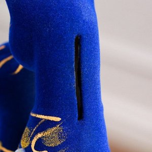 Копилка "Скиф", покрытие флок, синяя, 28 см, микс