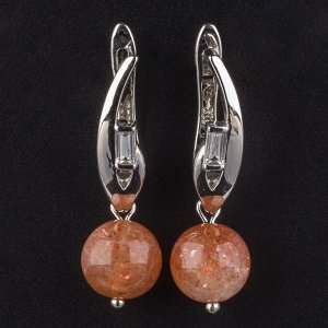 Серьги из Солнечного камня