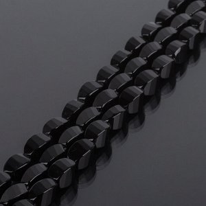 Бусины для украшений из Агата черного огранка