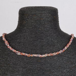 Колье тройное Самоцветы, Кварц с включениями