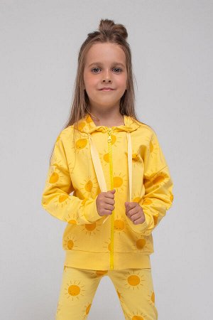 Куртка для девочки Crockid К 301728 солнечный, солнышки-смайлики к1284