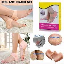 Силиконовые носочки для пяток heel anti-crack sets