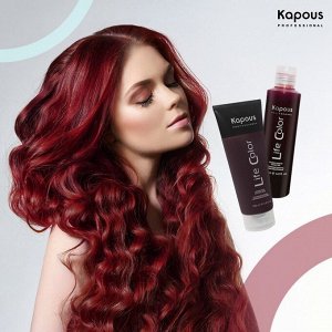 Оттеночный шампунь для волос 200мл Kapous Life Color гранатовый красный