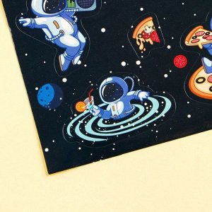 Наклейки бумажные «Космос», 11 x 16 см