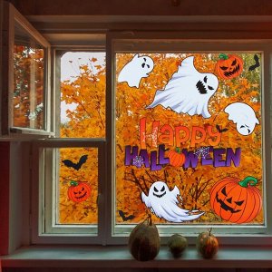 Интерьерные наклейки «Happy Halloween», привидения