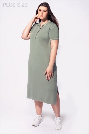 платье 
            41.D32.076-оливковый