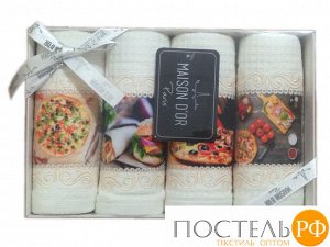 Салфетки "PIZZA DOR" Белый (4шт-30*50) (Maison Dor)