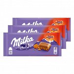 Шоколадная плитка Milka &amp; Daim 100гр
