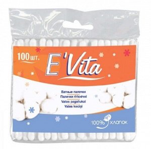 Ватные палочки EVita полиэтилен 100 шт