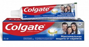 Зубная паста Colgate Максимальная защита от кариеса Свежая мята, 50 мл