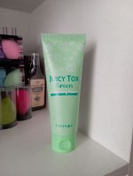 Trimay Juicy Tox Green Cleansing Foam - Фруктовая пенка с зеленым комплексом, 120 мл