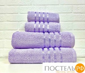 Набор махровых полотенец Diva Afrodita 4пр (50х90-2шт+70х140-2шт)  100 % хлопок фиолетовый