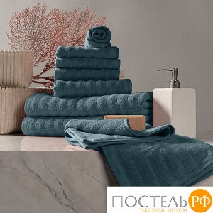 ESTIA ТОРЛЕЙ морской К-т полотенец 30х50-4/50х80-2/70х130-2, 100% хлопок, 500 г/м2