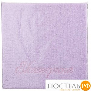 850-111-33 полотенце махровое 50х90см екатерина , 100% хлопок , лиловый.