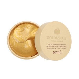 PETITFEE Набор патчей для век гидрогелевые ЗОЛОТО/УЛИТКА Gold/Snail Hydrogel Eye Patch, 60 шт