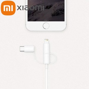 Кабель Xiaomi Sync & Charge 3 в 1 / Micro USB / Type-C / For Lightning