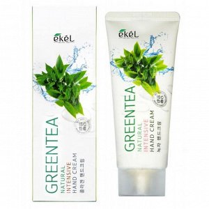 EKEL. Интенсивный крем для рук с зеленым чаем, Green Tea Natural Intensive Hand Cream, 100 мл