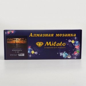 Алмазная мозаика «Безмятежность» 70 * 35 см, 36 цветов + наклейка